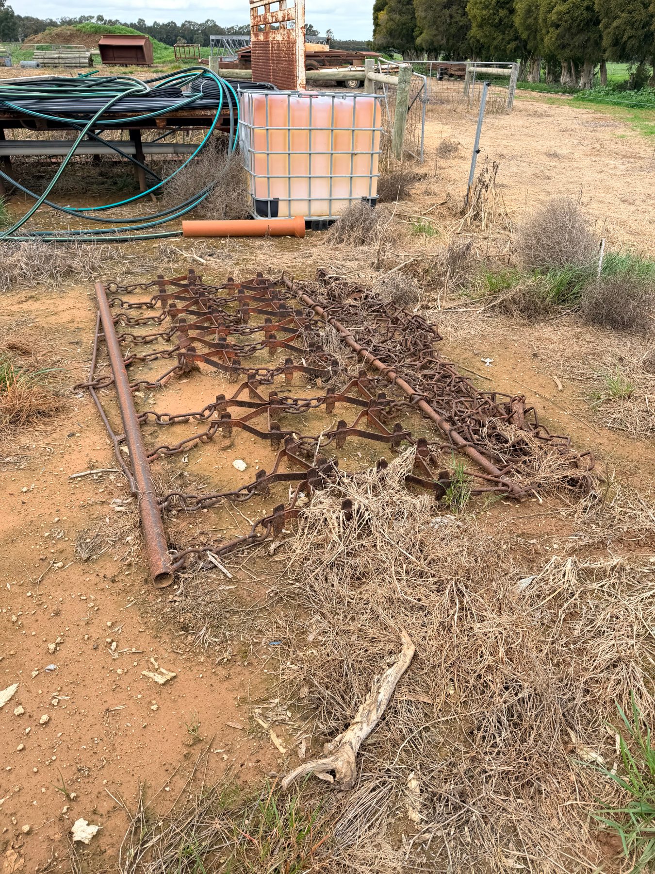 (13082) 8' Pasture harrow w/optional linkage frame to suit - photo 2
