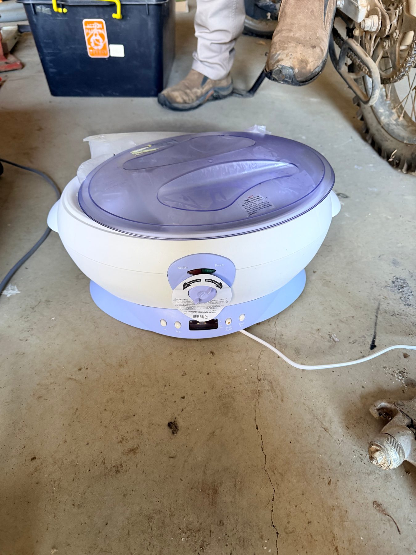 (12906) Homedics ParaSpa elite paraffin bath