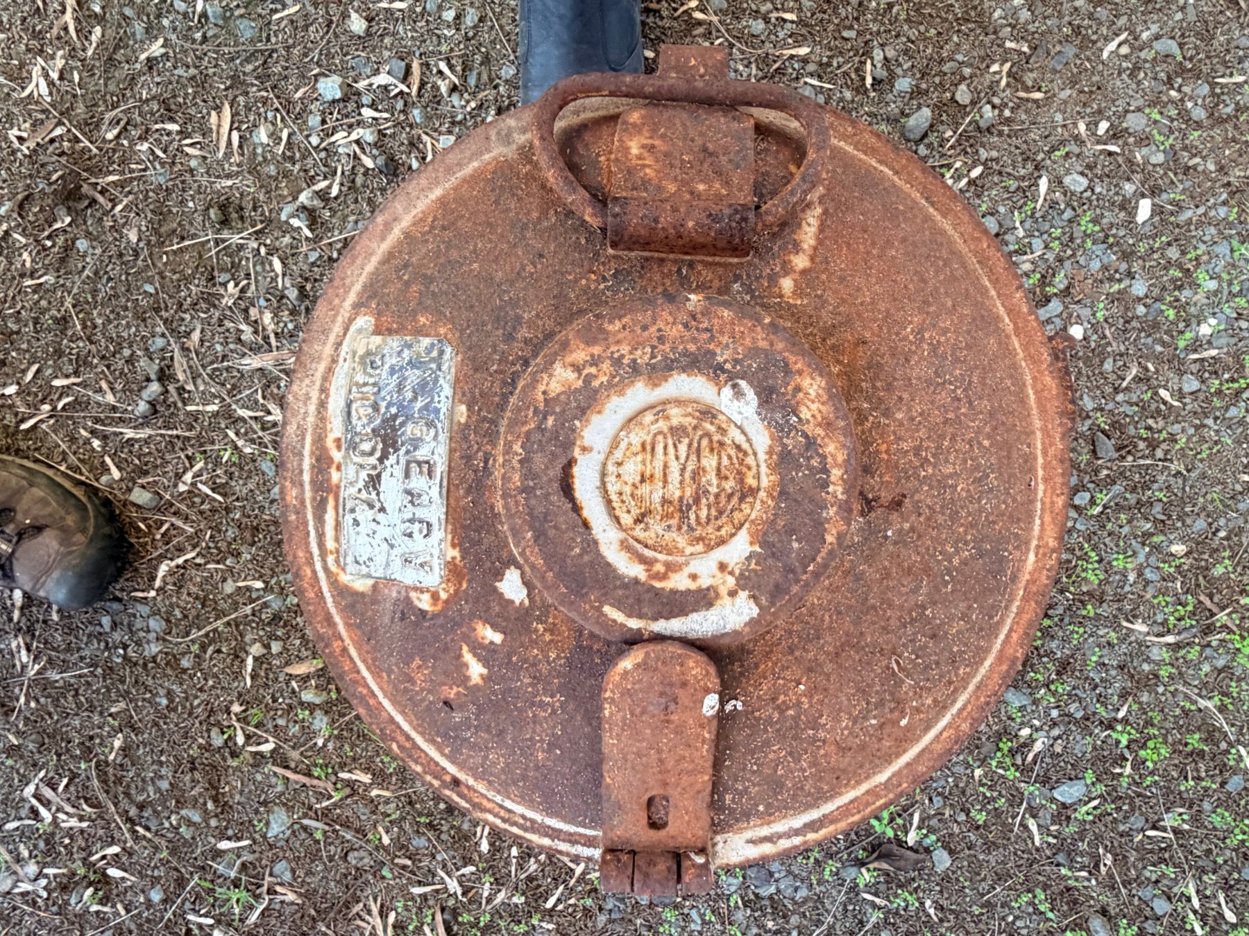 (12945) Antique cream can - photo 2