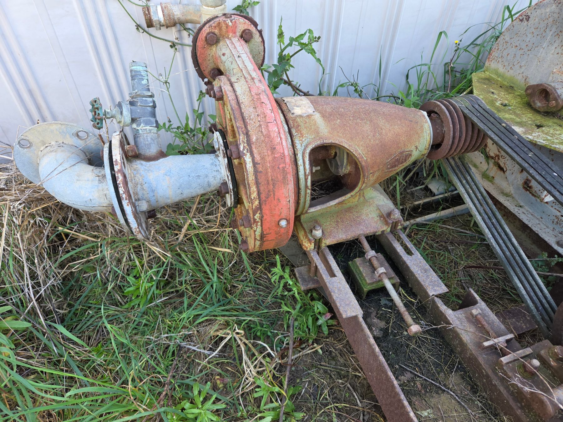 (13243) High Pressure 2in Pump on Frame
