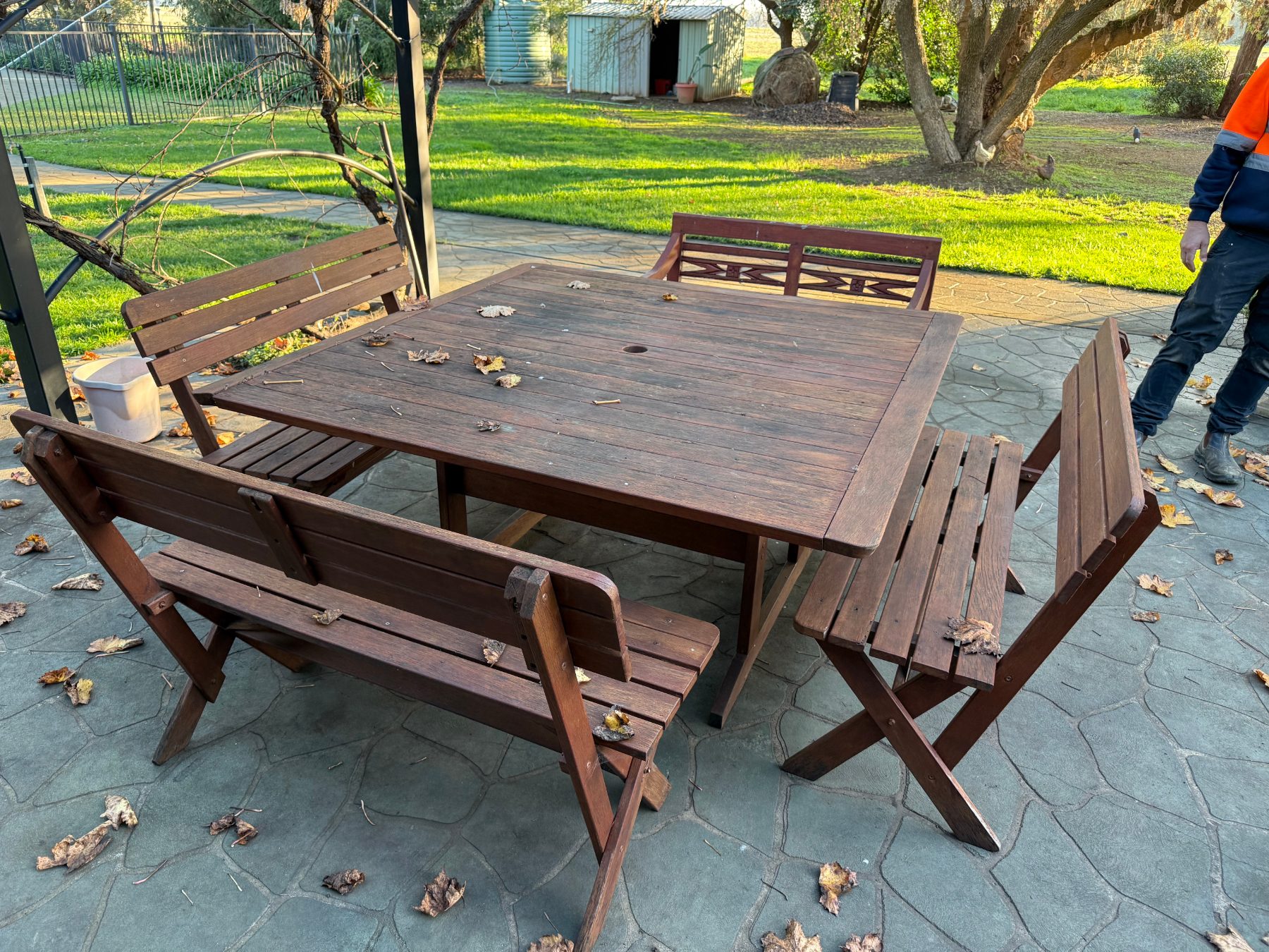 (12847) 5 Piece outdoor setting