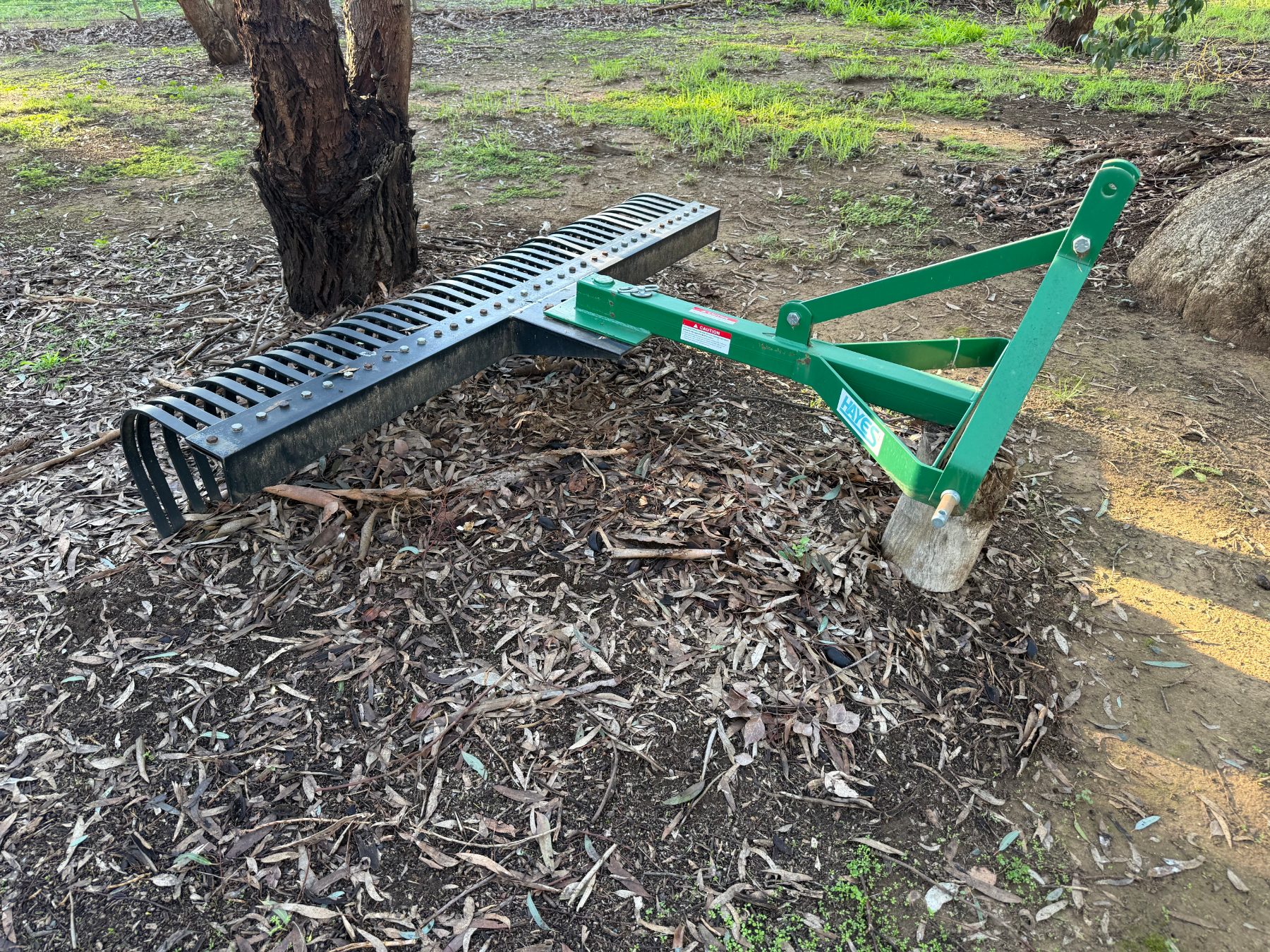 (12818) Hayes 6 foot linkage stick rake