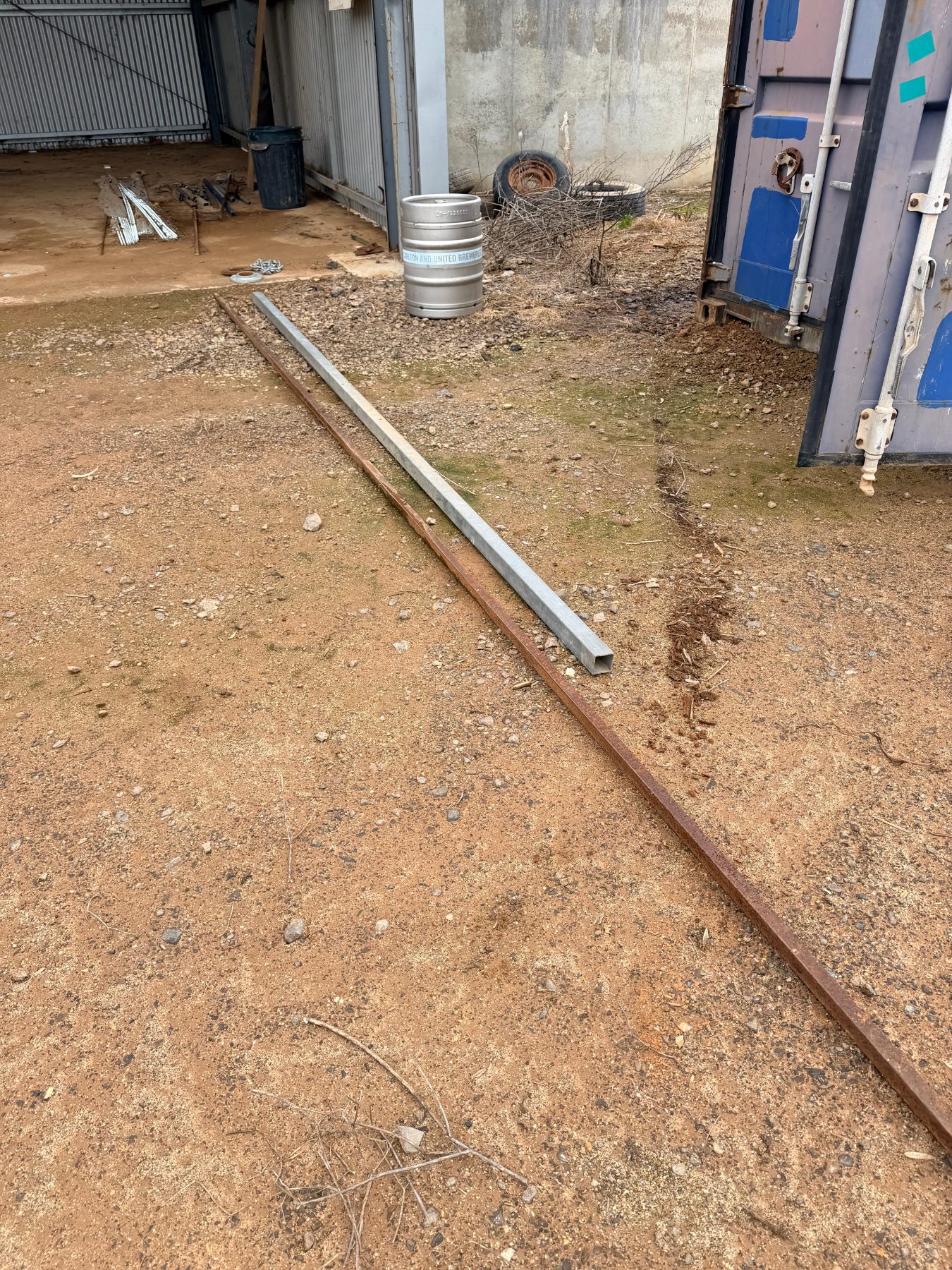 (13173) 2 lengths of scrap steel - photo 2