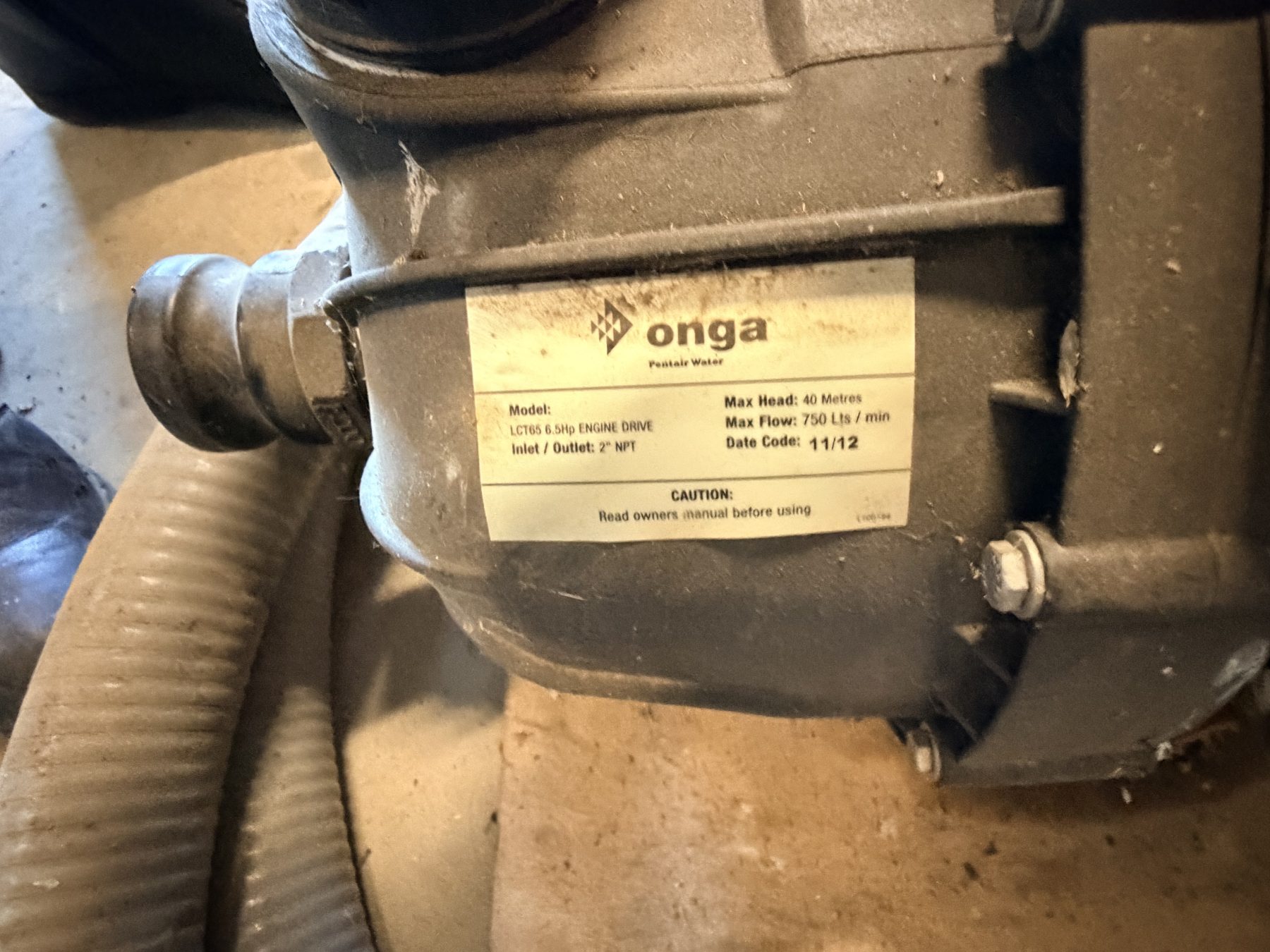 (12917) 2" Onga pump and petrol motor - photo 2