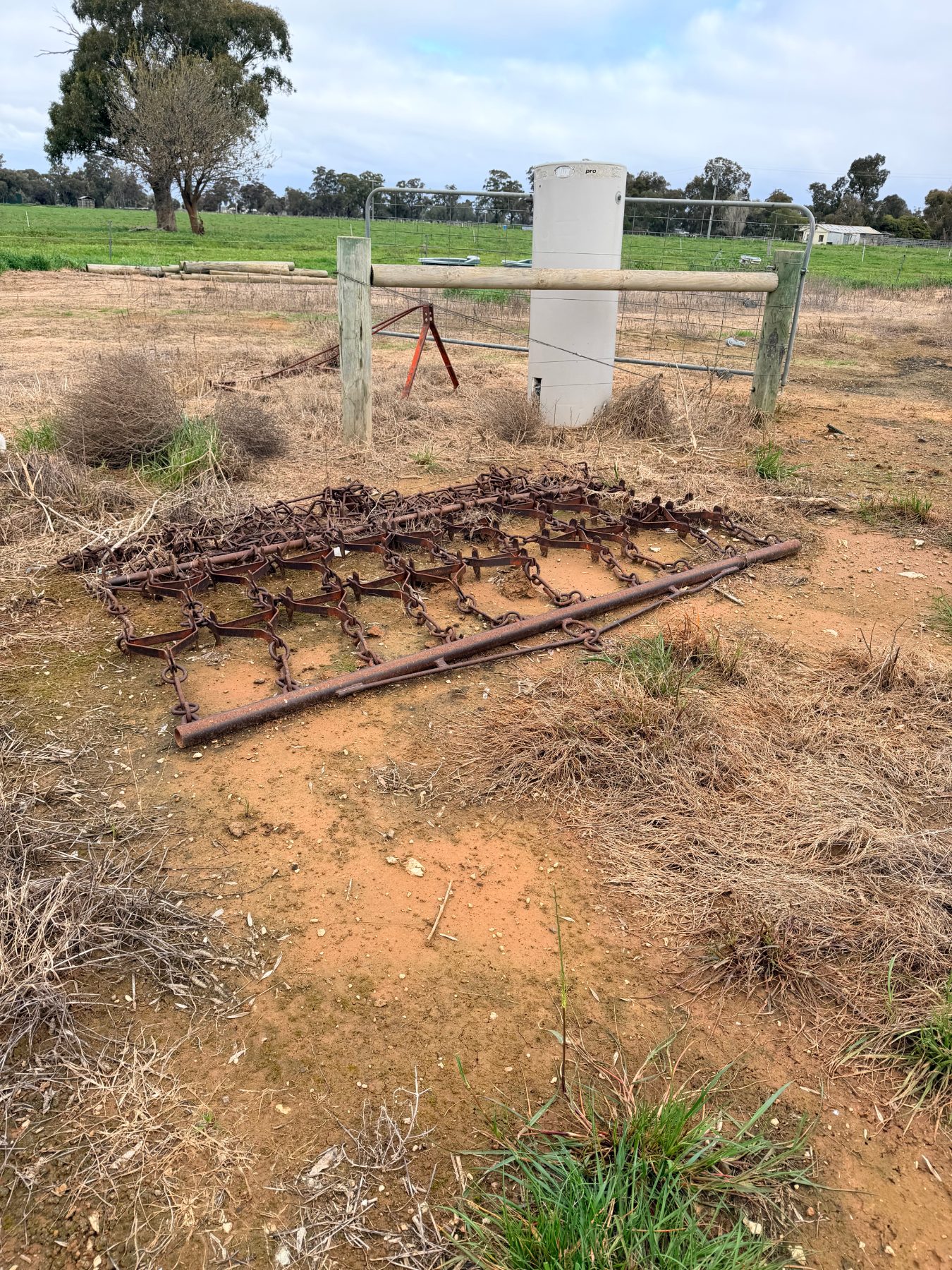 (13082) 8' Pasture harrow w/optional linkage frame to suit
