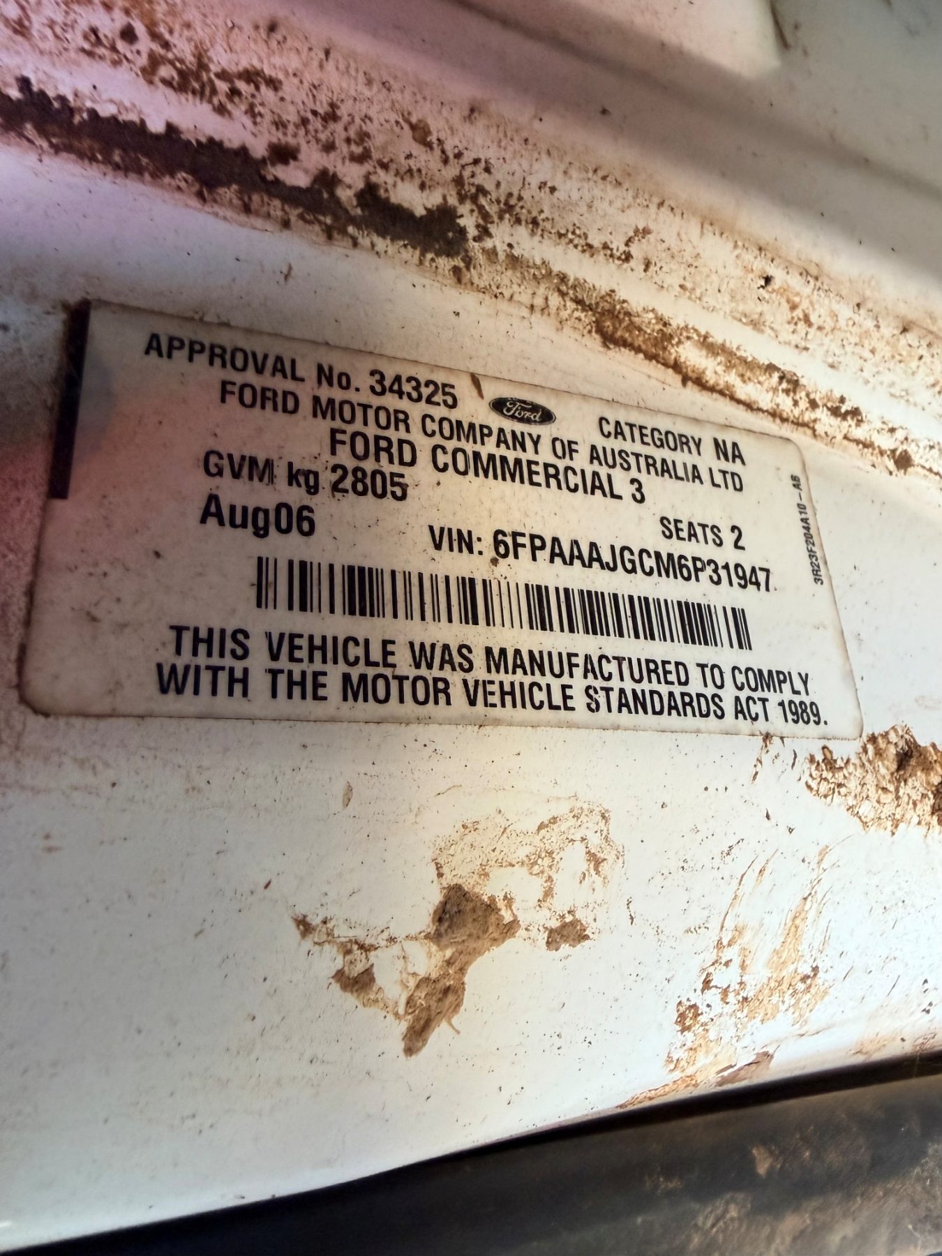 (12955) 2006 Ford BF Falcon Ute - Dedicated gas - photo 9