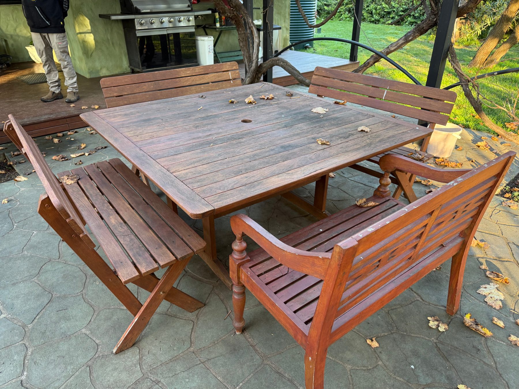 (12847) 5 Piece outdoor setting - photo 2